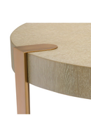 Round Oak Veneer Coffee Table | Eichholtz Oxnard | Oroatrade.com