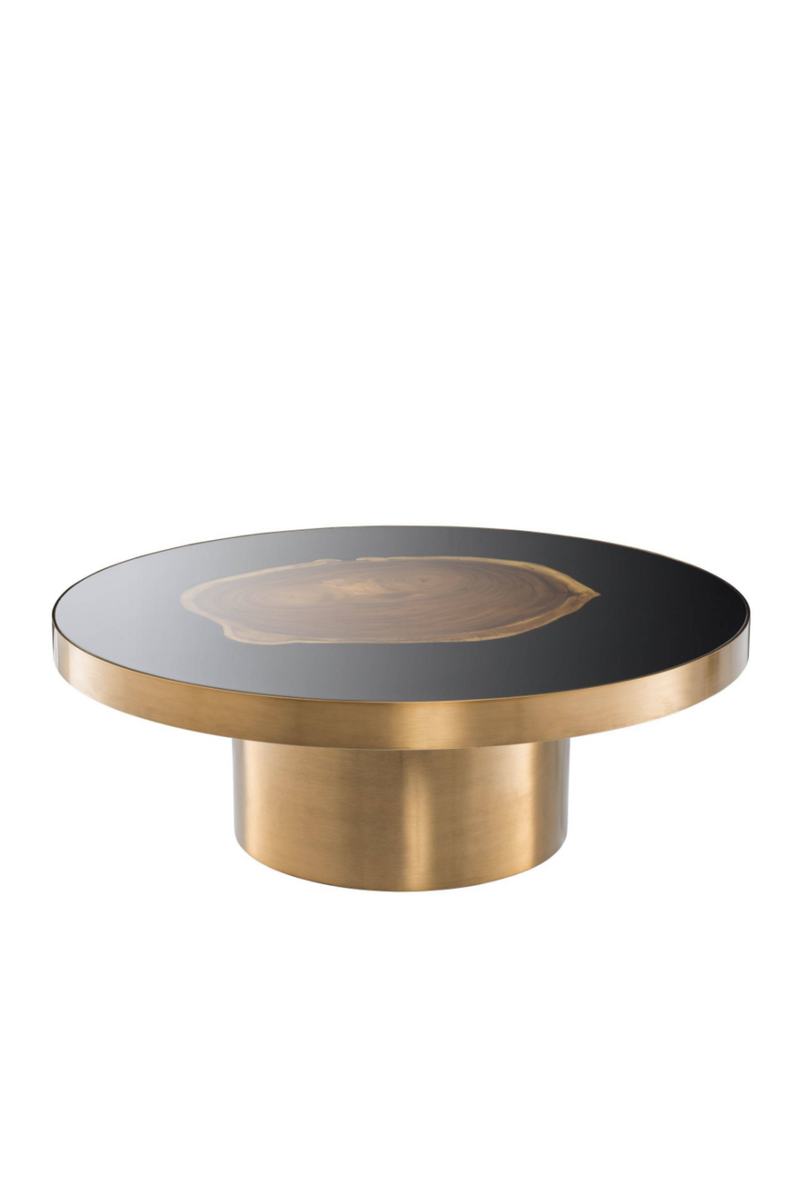 Golden Petrified Coffee Table | Eichholtz Concord | OROA TRADE