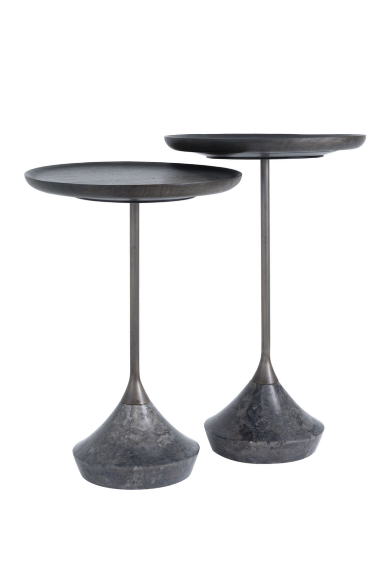 Gray Marble Side Table | Eichholtz Puglia | Oroatrade.com