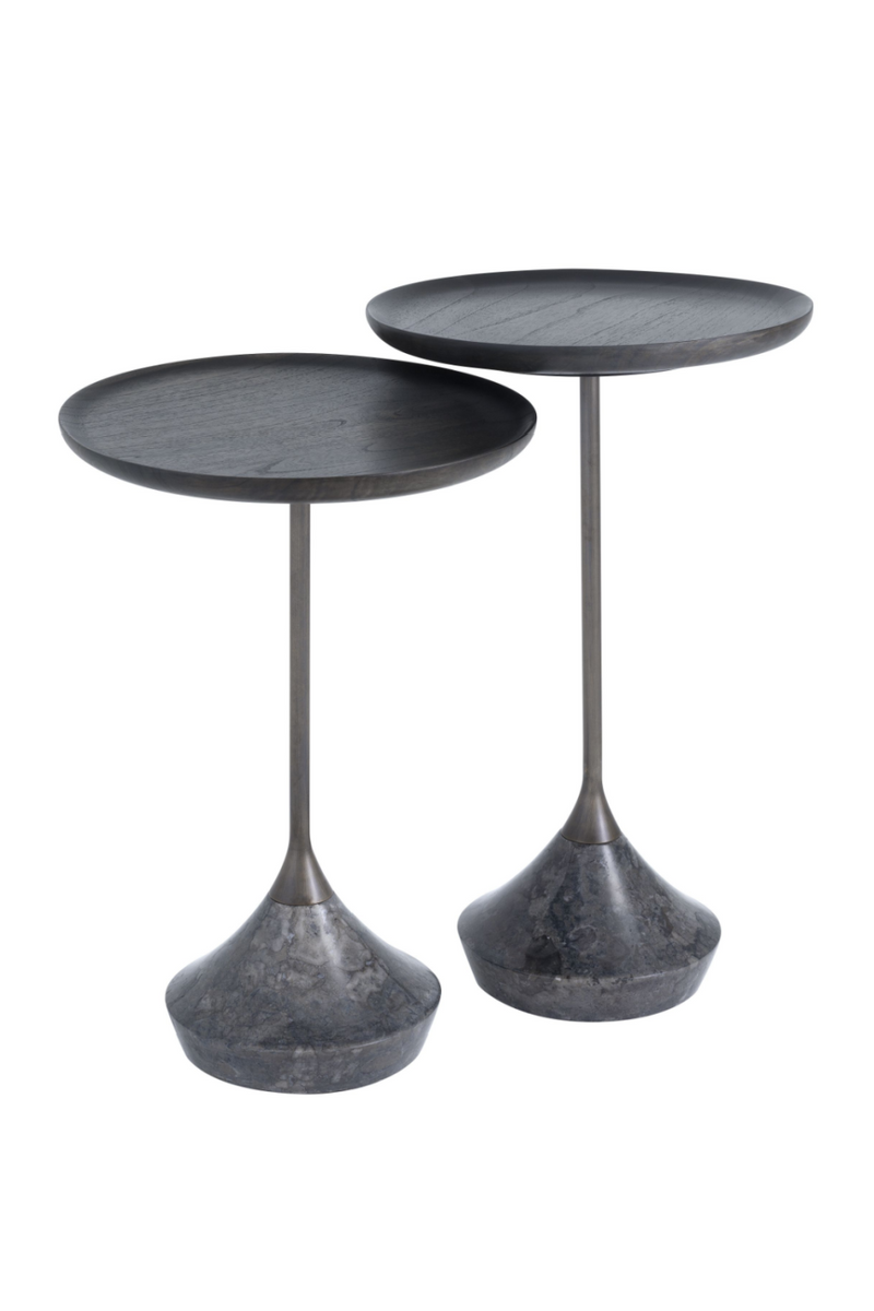 Gray Marble Side Table | Eichholtz Puglia | Oroatrade.com