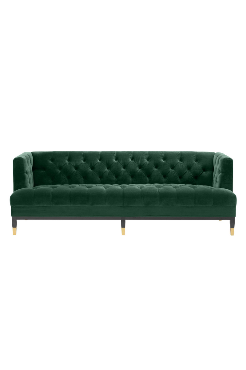 Velvet Buttoned Sofa | Eichholtz Castelle | Oroatrade.com