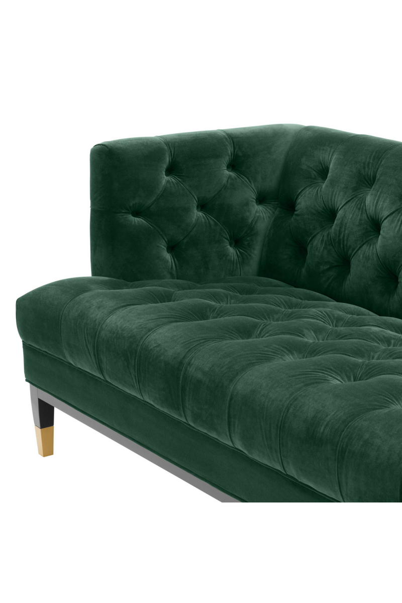 Velvet Buttoned Sofa | Eichholtz Castelle | Oroatrade.com