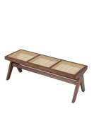 Brown Rattan Bench | Eichholtz Arnaud |