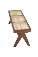 Brown Rattan Bench | Eichholtz Arnaud |