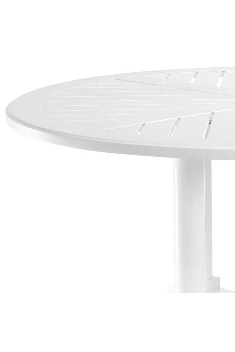 White Round Outdoor Dining Table L | Eichholtz Bell Rive | OROATRADE.com