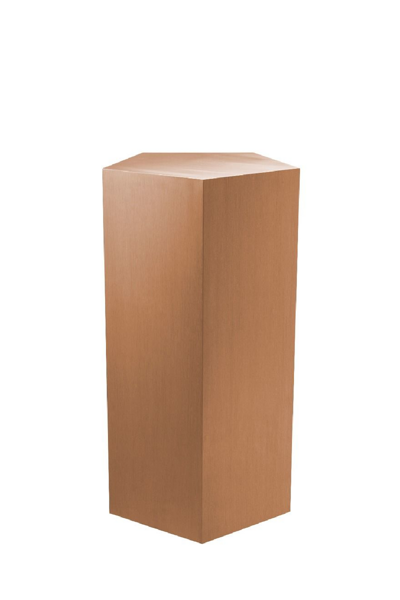Brushed Copper Pedestal Column - S | Eichholtz Meissner | OROA TRADE