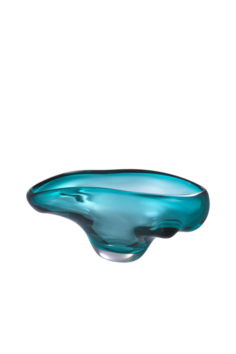 Turquoise Handblown Glass Bowl | Eichholtz Darius | OROA TRADE