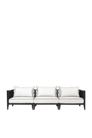 Black 3-Seater Outdoor Sunbrella Sofa | Eichholtz Ocean Club | Oroatrade.com