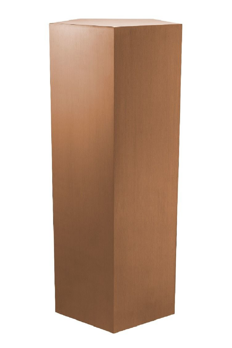 Brushed Copper Pedestal Column - L | Eichholtz Meissner | OROA TRADE