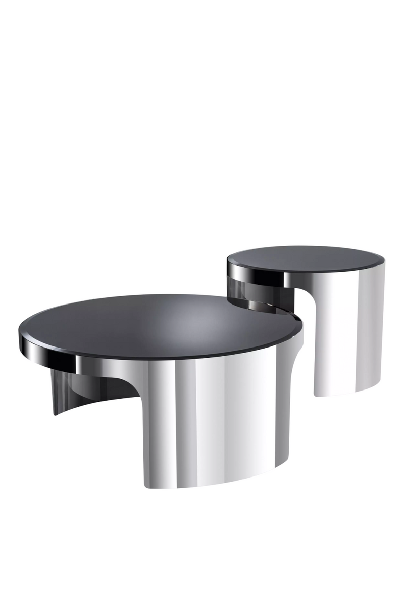 Silver Nesting Coffee Table Set Of 2 | Eichholtz Piemonte | OROA TRADE
