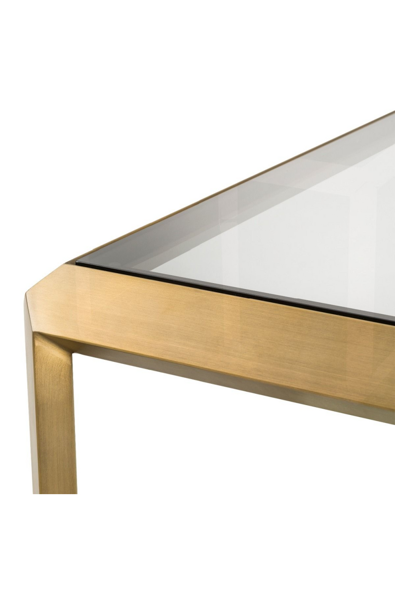 Brass Glass Box Side Table | Eichholtz Callum | Oroatrade.com