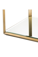 Brass Glass Box Side Table | Eichholtz Callum | Oroatrade.com