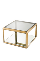 Brass Glass Box Side Table | Eichholtz Callum | Oroatrade.com
