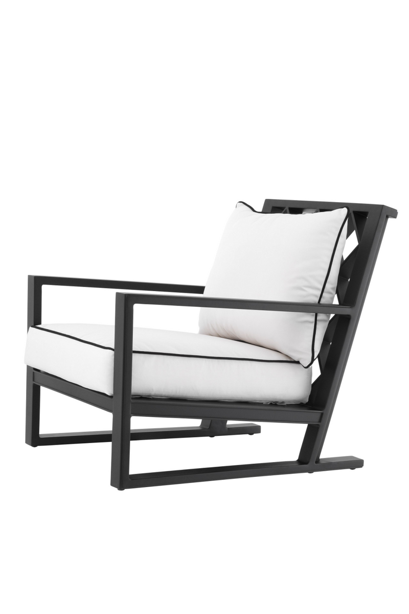 Black Outdoor Sunbrella Lounge Chair | Eichholtz Como | OROA TRADE