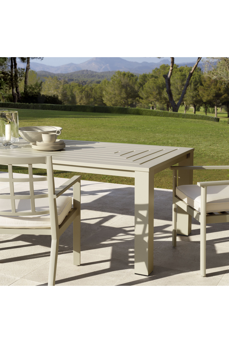 Sand Rectangular Outdoor Dining Table | Eichholtz Vistamar | OROATRADE.com