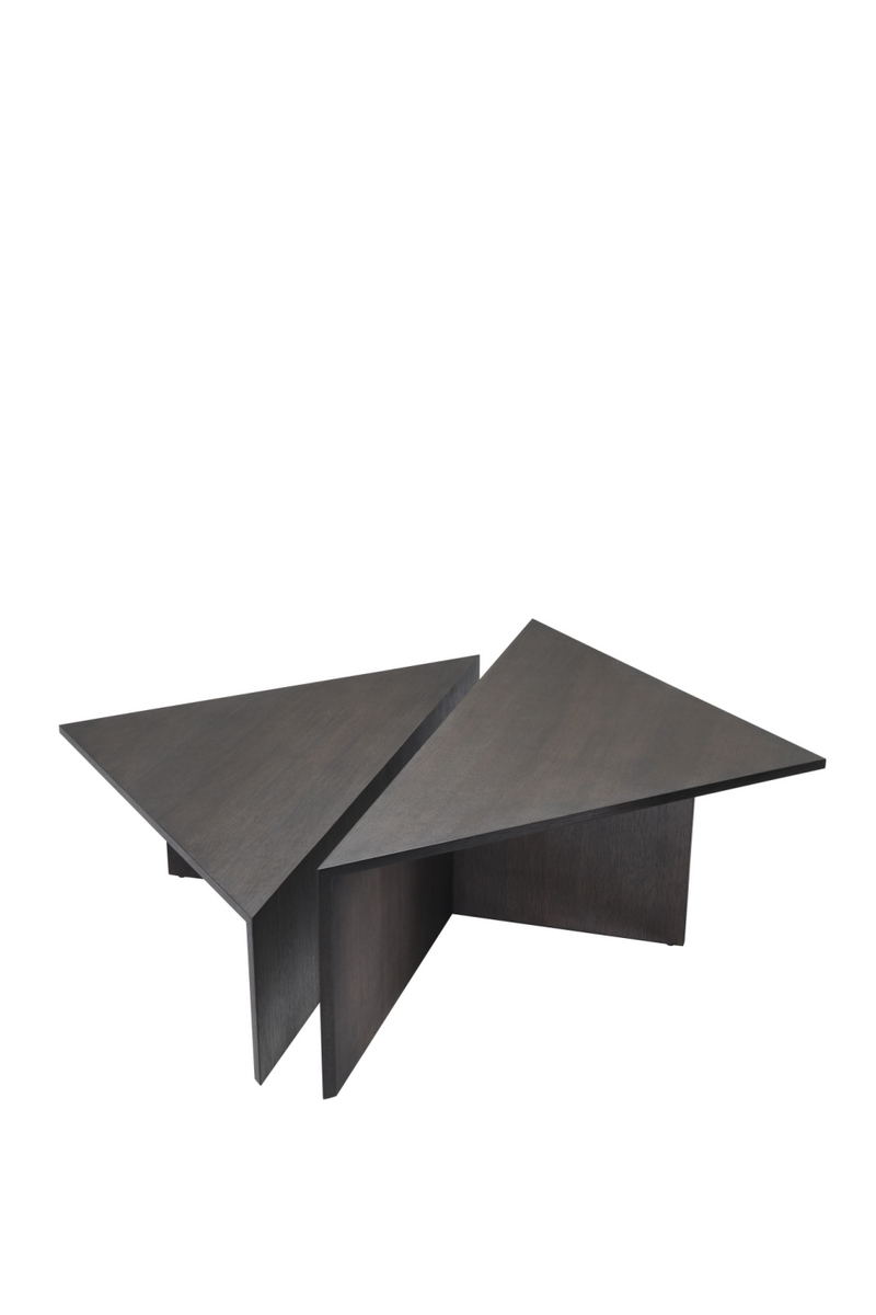 Dark Brown Triangular Coffee Table | Eichholtz Fulham | OROA TRADE