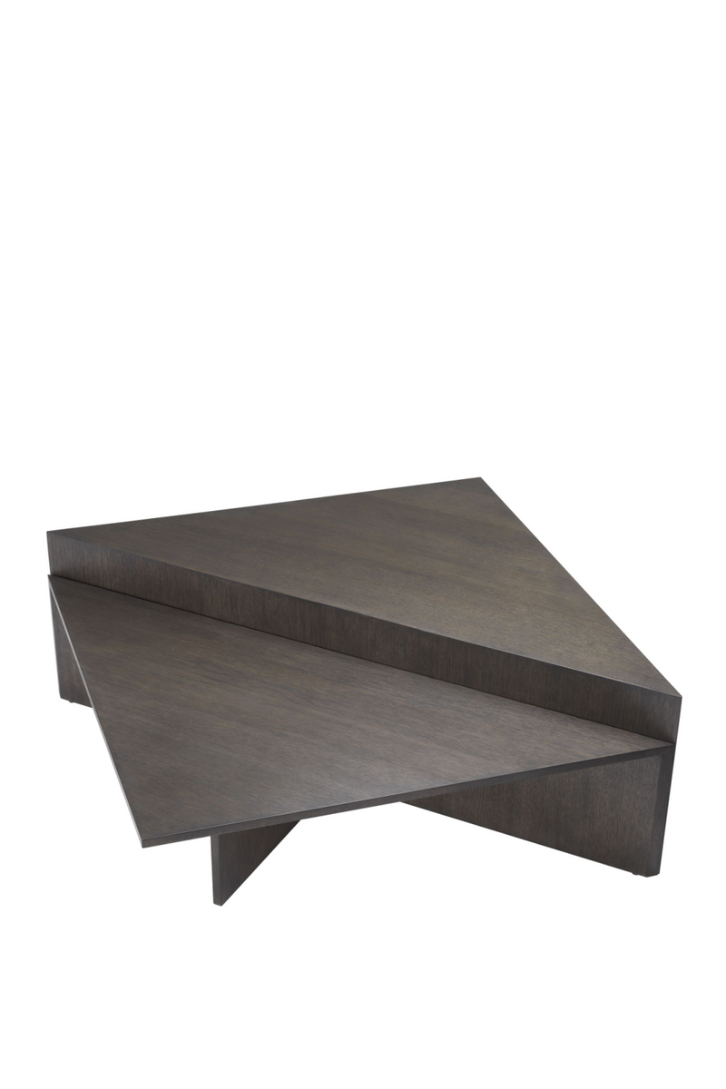Dark Brown Triangular Coffee Table | Eichholtz Fulham | OROA TRADE
