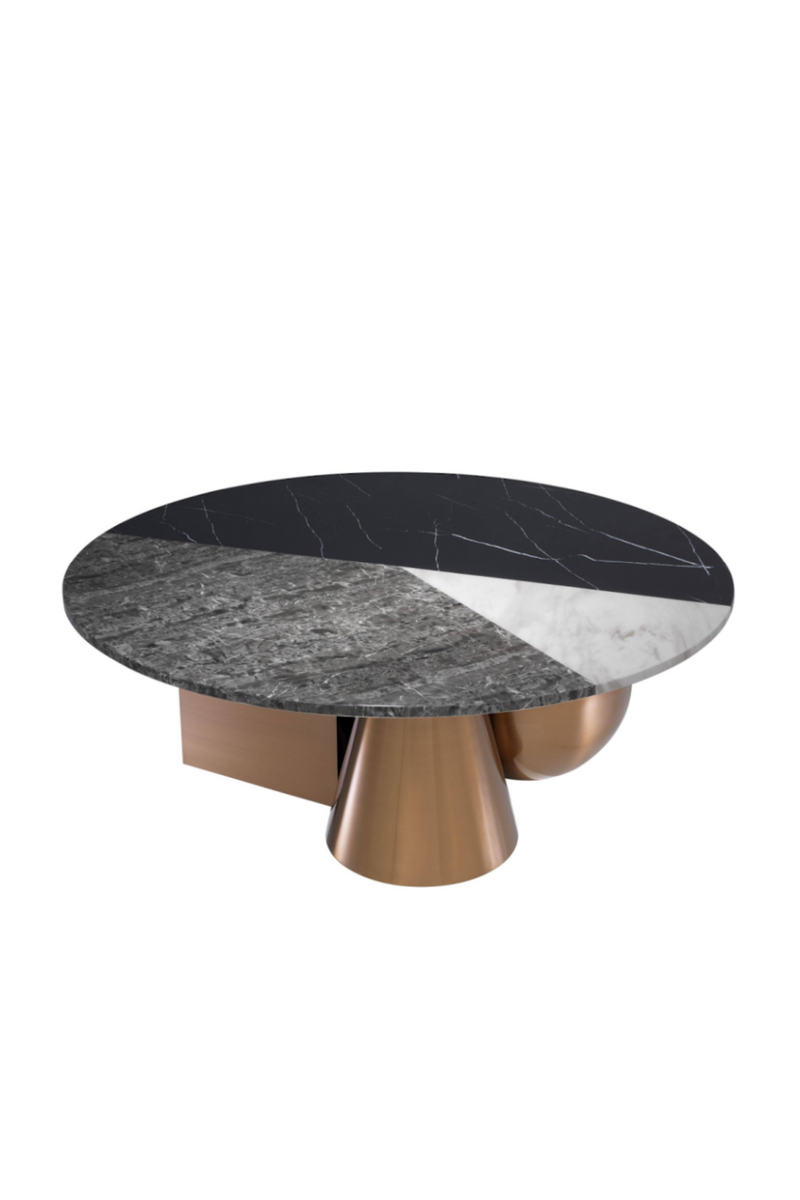 Copper Marble Coffee Table | Eichholtz Tricolori | OROA TRADE