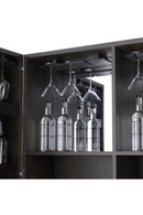 Mocha Straight Oak Veneer Wine Cabinet | Eichholtz Harrison | OROA TRADE