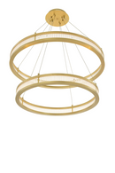 Brass Double Ring LED Chandelier | Eichholtz Damien | OROA TRADE