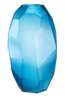 Gorgeous Blue Hand Blown Glass Vase - Eichholtz Fly L | OROATRADE.com