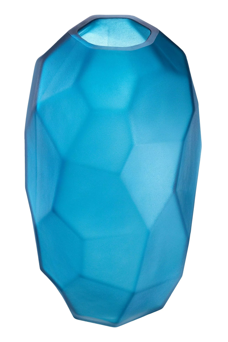 Blue Hand Blown Glass Vase | Eichholtz Fly S | OROATRADE.com