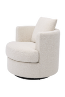 Cream Bouclé Swivel Chair | Eichholtz Felix | Oroatrade.com