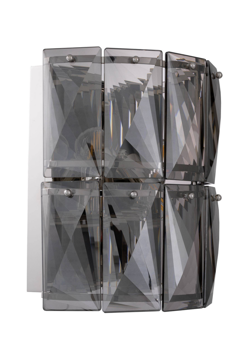Nickel Crystal Glass Wall Lamp | Eichholtz Amazone  | Oroatrade.com
