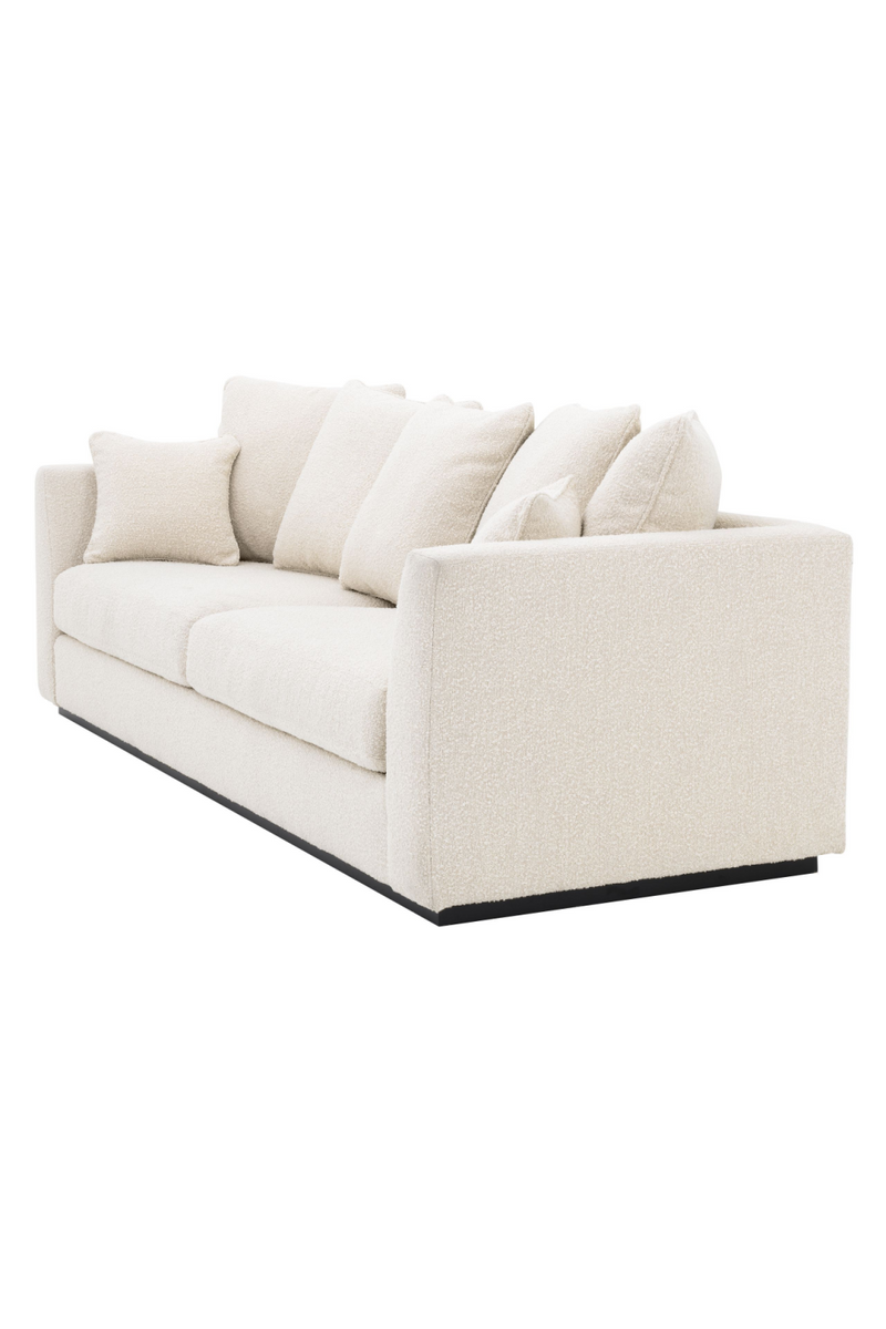 Cream Bouclé Sofa With Cushions | Eichholtz Taylor | Oroatrade.com