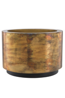 Vintage Brass Round Planter | Eichholtz Jasper | Oroatrade.com