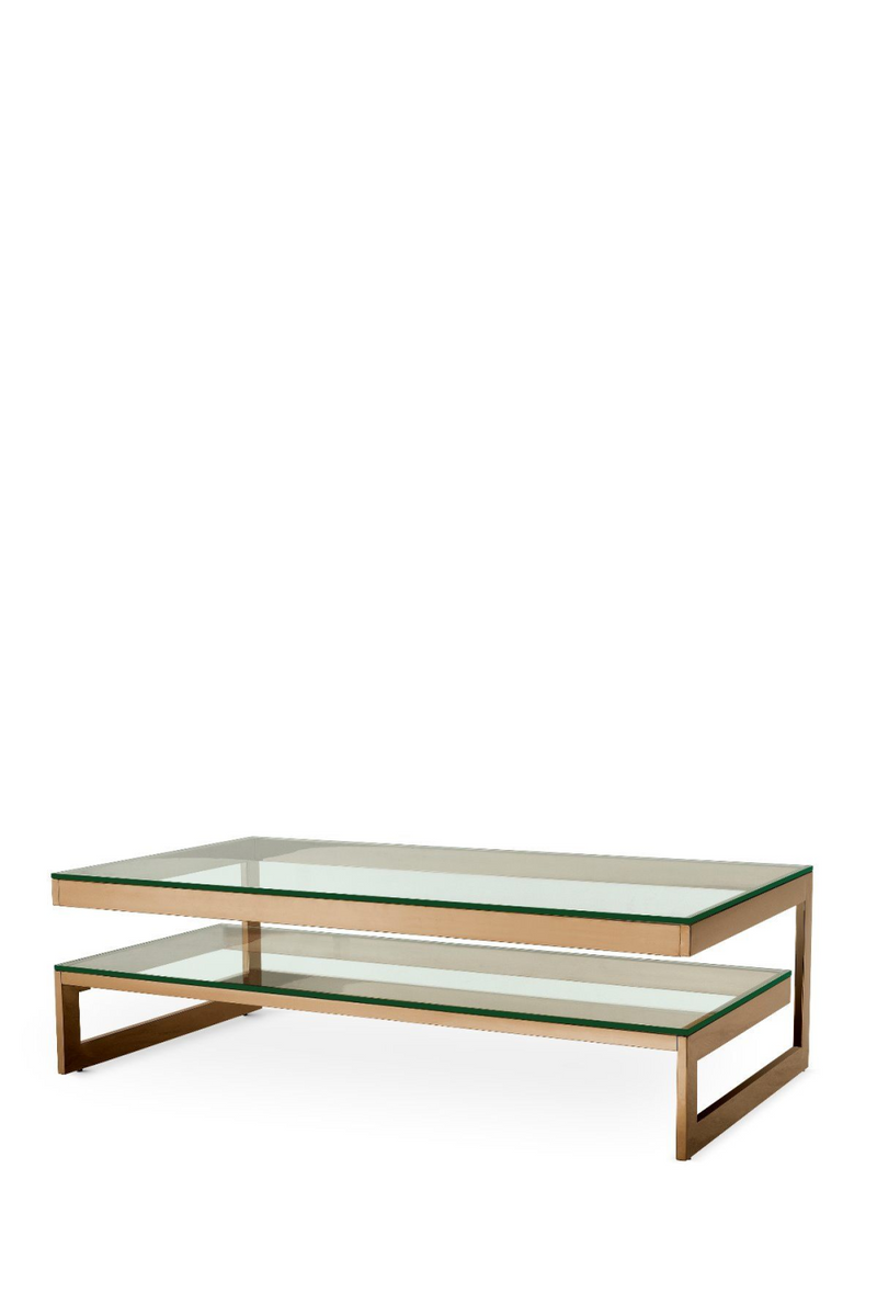 Brushed Brass Coffee Table | Eichholtz Gamma |