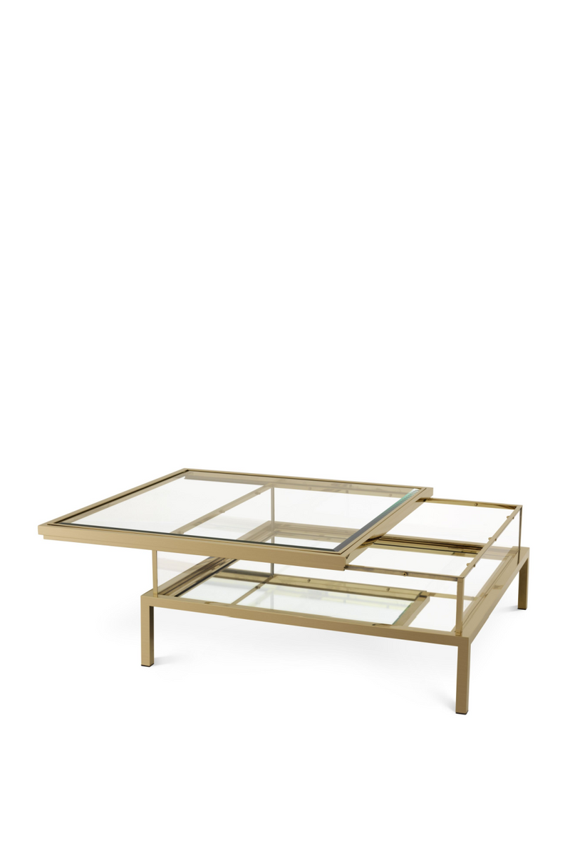 Brushed Brass Square Coffee Table | Eichholtz Harvey | OROA TRADE