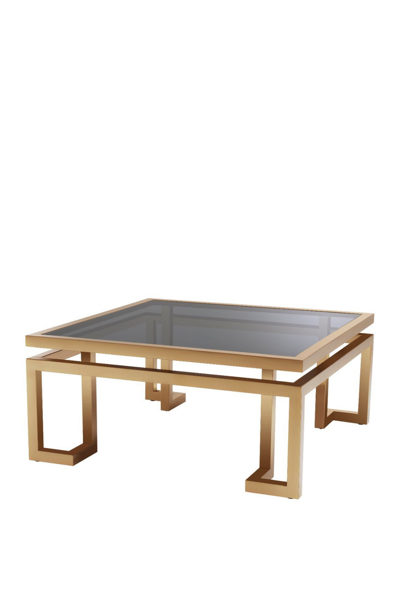Brushed Brass Square Coffee Table | Eichholtz Palmer | OROA TRADE