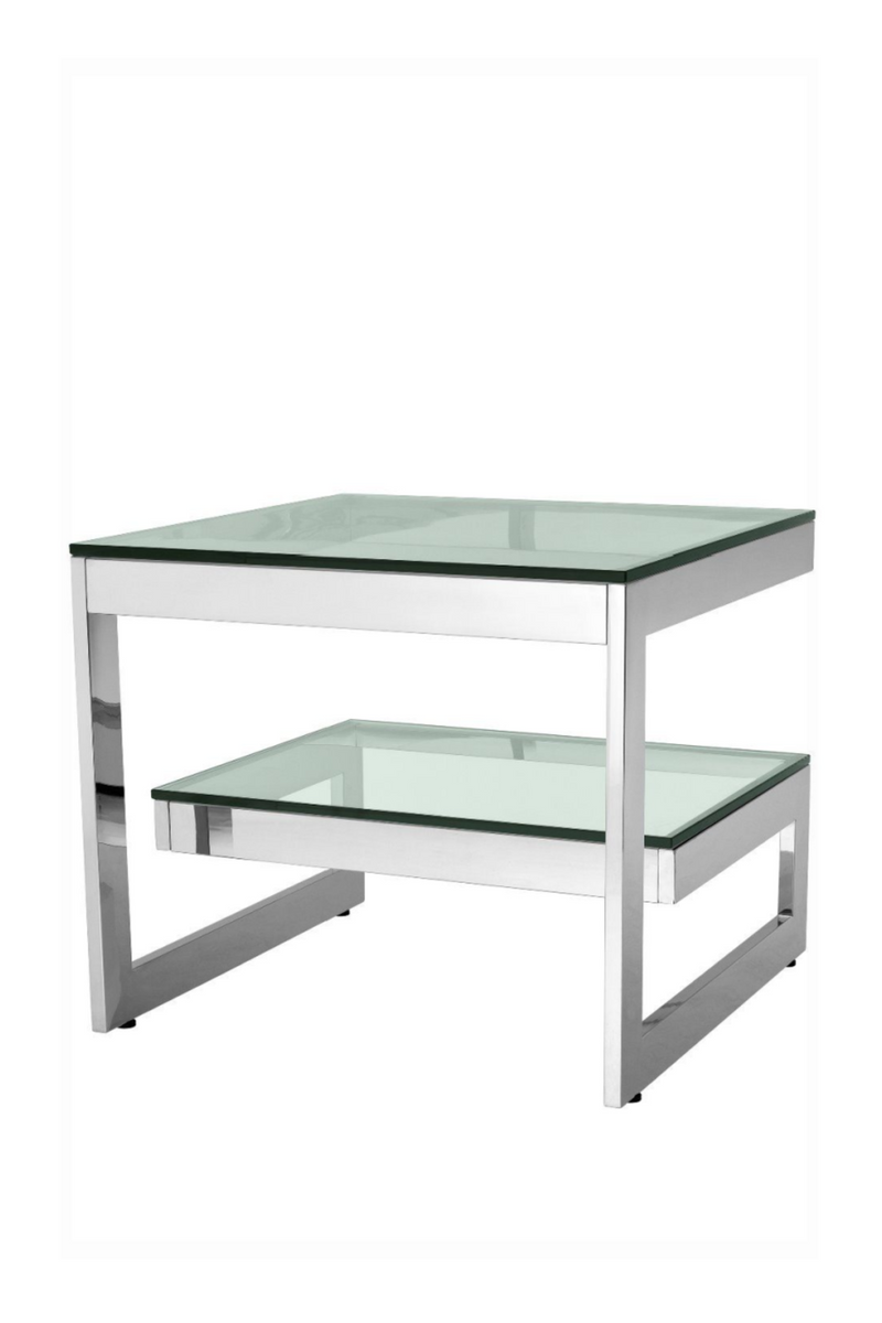 Steel 2-Layered Side Table | Eichholtz Gamma | OROA TRADE