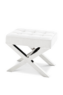 Off White X-Legged Stool | Eichholtz Beekman |
