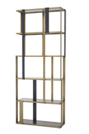 Brass 5 Shelf Display Cabinet | Eichholtz Clio | Oroatrade.com