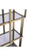 Brass 5 Shelf Display Cabinet | Eichholtz Clio | Oroatrade.com
