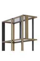 Brass 5 Shelf Display Cabinet | Eichholtz Clio | Oroatrade.com