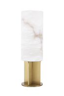 Round Brass Alabaster Table Lamp | Eichholtz | OROA TRADE