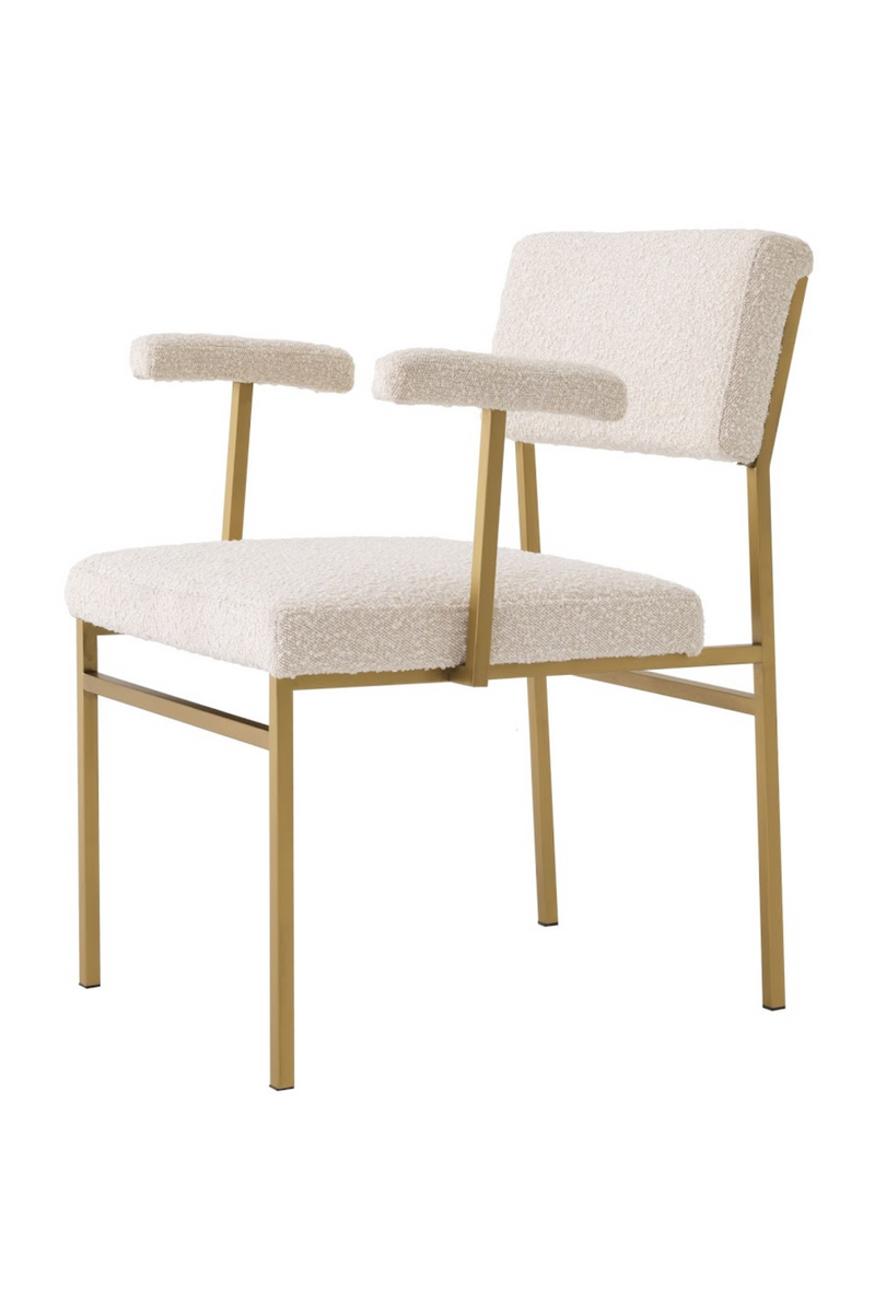 Cream Bouclé Modern Accent Chair  |  Eichholtz Dunmore | Oroatrade.com