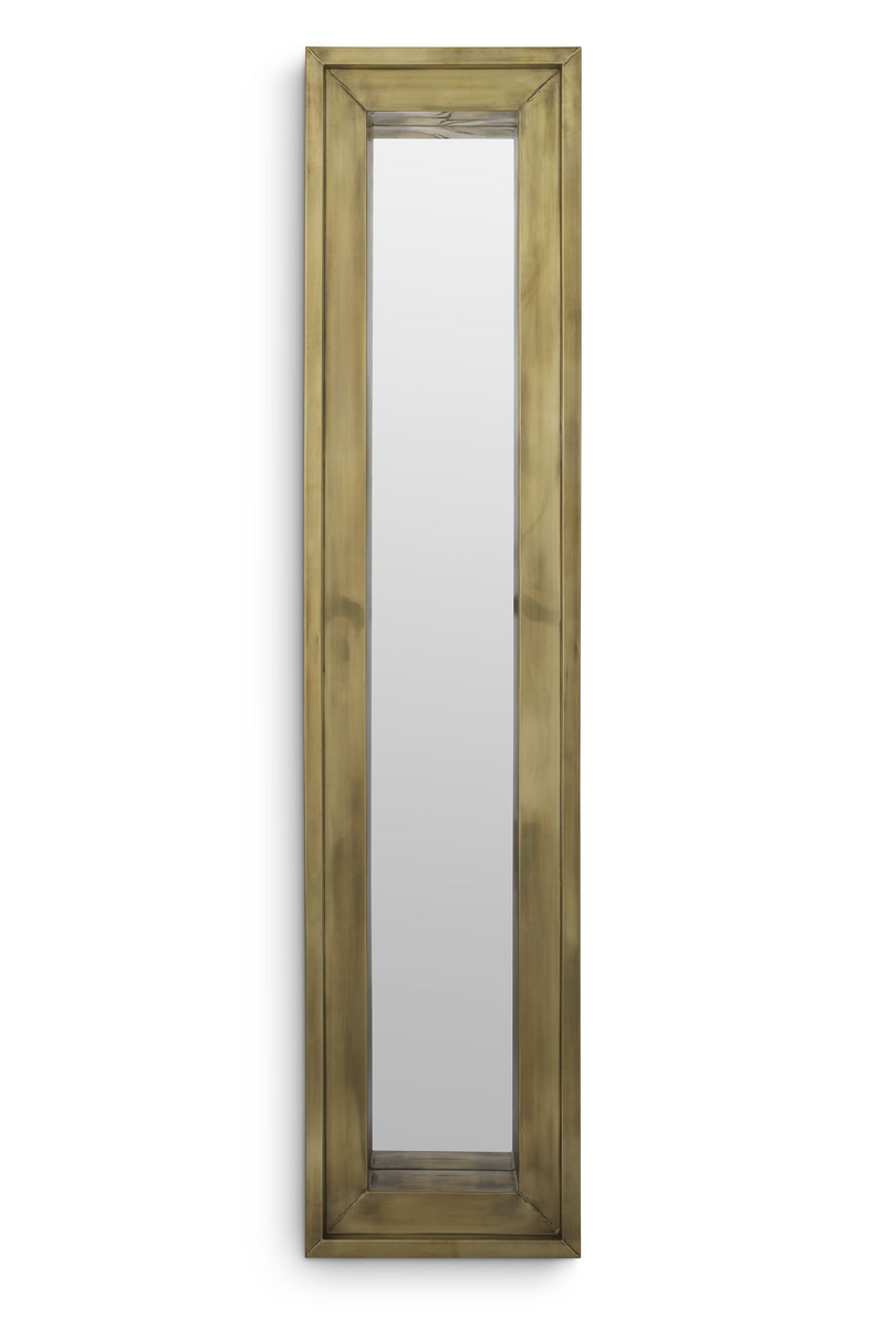 Vintage Brass Rectangular Mirror S | Eichholtz Magenta | OROA TRADE