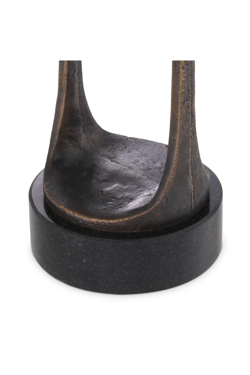 Bronze Granite Base Candle Holder | Eichholtz Bologna L | OROA TRADE
