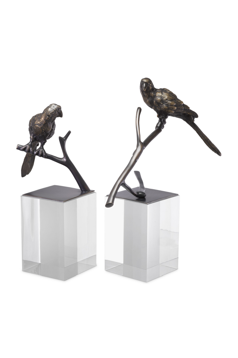 Bronze Bird Figurine Set (2) | Eichholtz Morgana | OROA TRADE