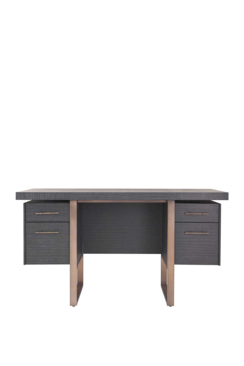 Charcoal Oak Desk | Eichholtz Canova | OROA TRADE