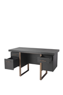 Charcoal Oak Desk | Eichholtz Canova | OROA TRADE