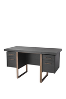 Charcoal Oak Desk | Eichholtz Canova | OROA TRADE