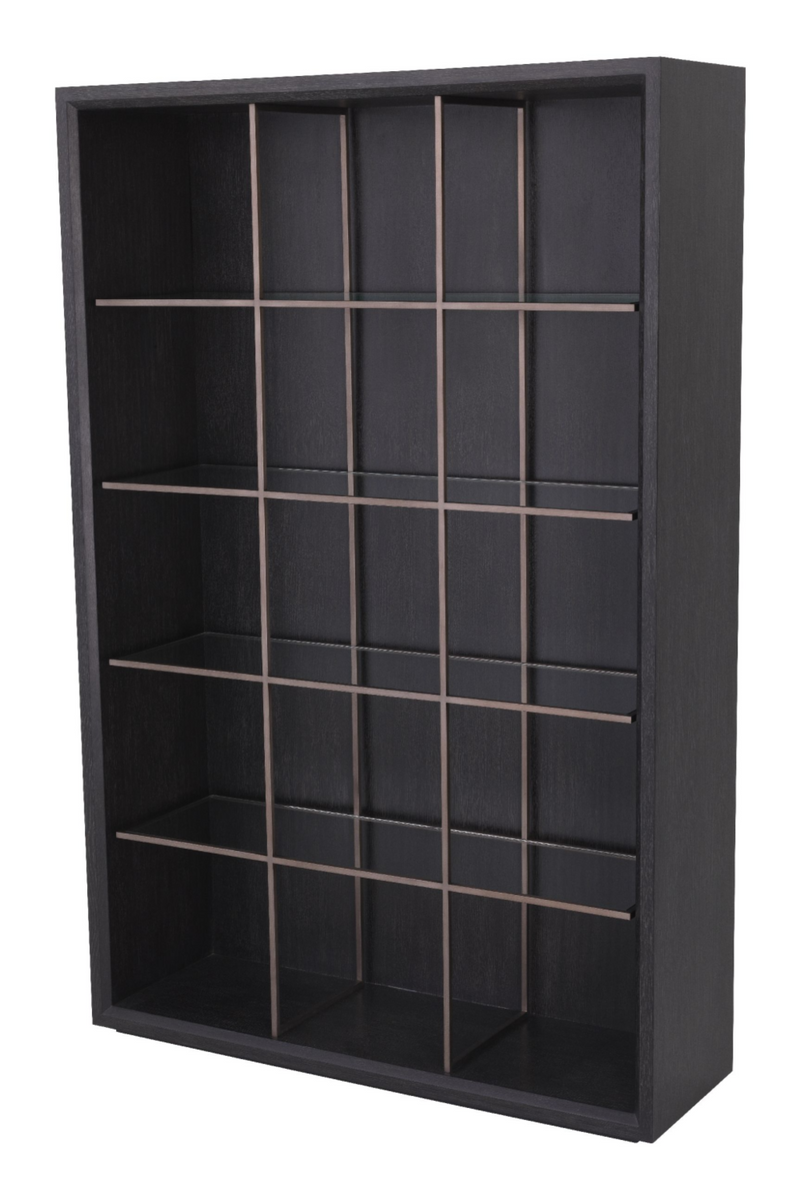 Bronze 4-Shelf Bookcase | Eichholtz Hennessey | Oroatrade.com