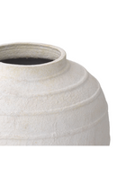 White Handmade Clay Vase | Eichholtz Romane | OROA TRADE