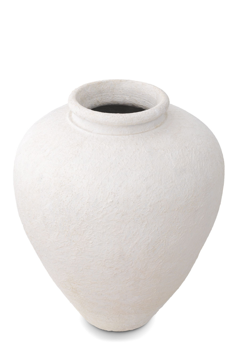 Matte White Clay Vase | Eichholtz Reine L | OROA TRADE