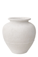 Matte White Clay Vase | Eichholtz Reine S | OROA TRADE